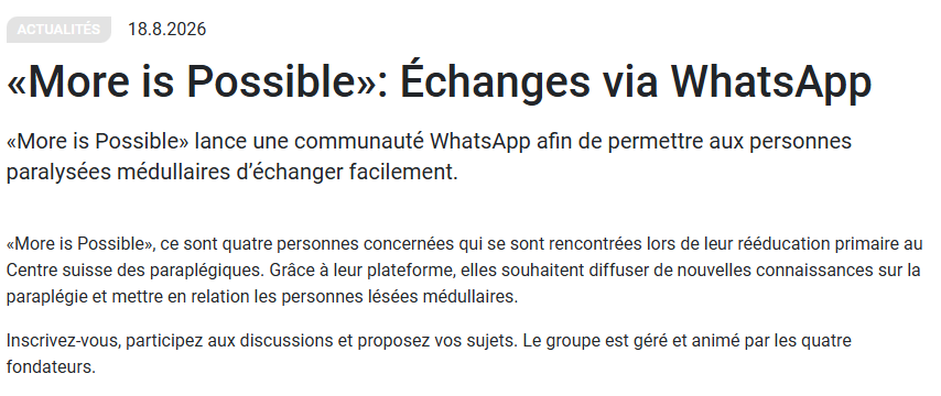 ParaContact MiP WhatsApp FR