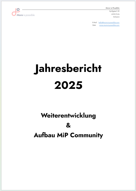Jahresbericht 2025